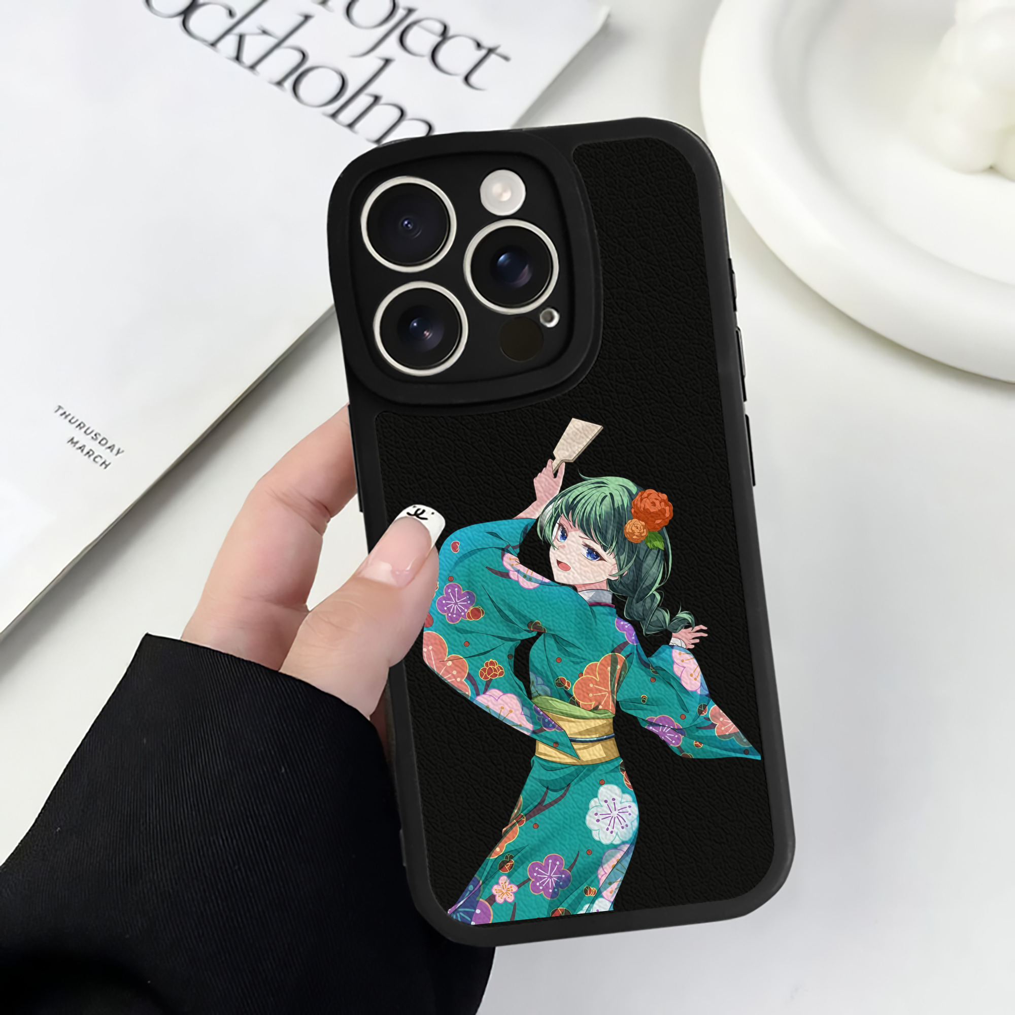 薬屋のひとりごと The Apothecary Diaries 【iPhone 16シリーズ対応】シリコンスマホケース（レザー調） 材質：シリコン